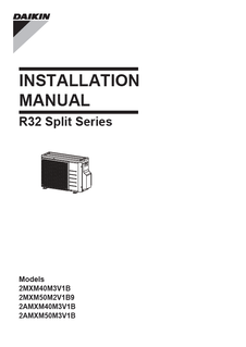 2MXM40M,2MXM50M9,2AMXM40-50M_3PEN423316-2K_Installation manual_English download